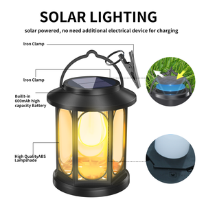 Lampadina a Incandescenza Solare <span class=keywords><strong>per</strong></span> Giardino, Piccola Luce Esterna Impermeabile IP65 <span class=keywords><strong>per</strong></span> <span class=keywords><strong>Balcone</strong></span> e Cortile con Controllo a Pulsante - Product Image 5