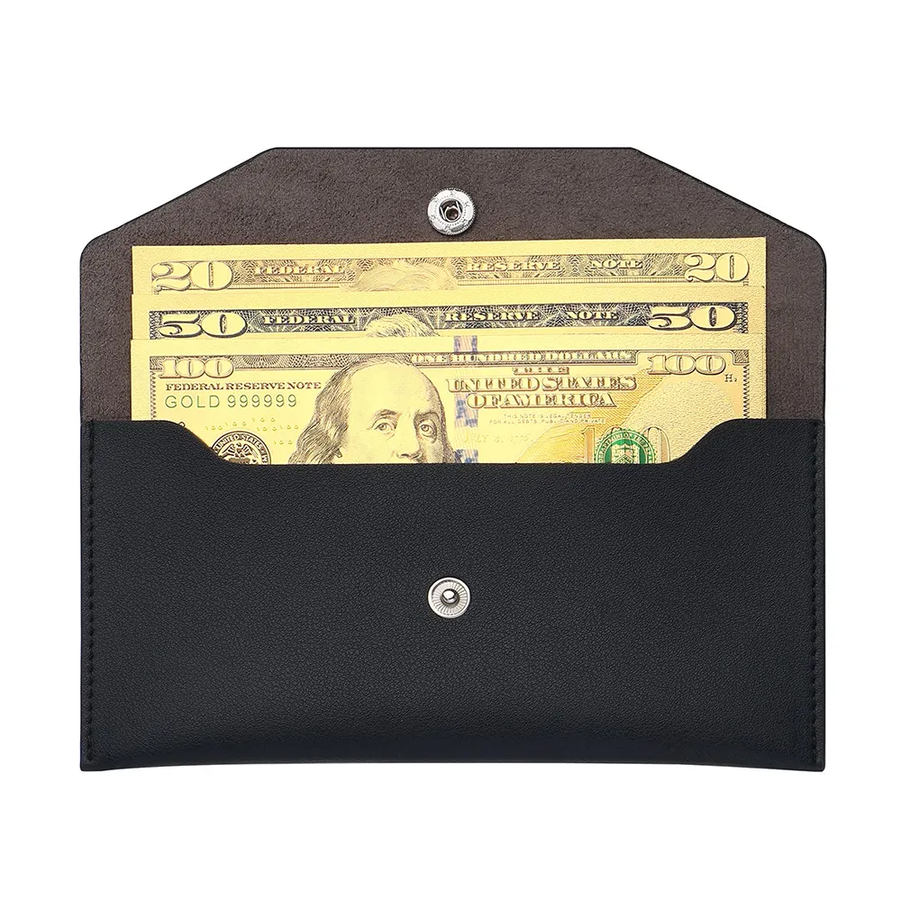 2023 özel toptan etiket bölücü tab fatura planlayıcısı mini PU deri A6 A7 para cüzdan nakit bütçe bağlayıcı zarf