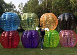 Pelotas Inflables de Protección Corporal, Pelota de Fútbol Burbuja Inflable, 1 Bomba de Aire, Juguete Inflable - Product Image 4