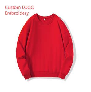 Sudadera Casual con Cuello Redondo y Logotipo Personalizado, Holgada, Talla Grande, Variedad de Colores - Product Image 1