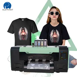 Dubbele Printkoppen I1600 Xp600 A3 Dtf Printer En Poeder Shake Machine Met Droger T-Shirt Afdrukken Dtf Printer