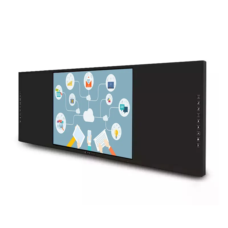 75 Inch Led Nano Blackboard Touchscreen Digitale Onderwijsapparatuur Interactief Smart Schoolbord Voor Klaslokaal