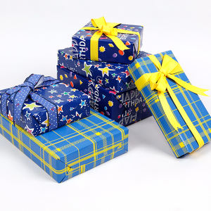 Factory Wholesale 80g <b>Christmas</b> Custom <b>Luxury</b> Gift Wrap <b>Paper</b> 43*300cm <b>Wrapping</b> <b>Paper</b> for Packaging - Product Image 5