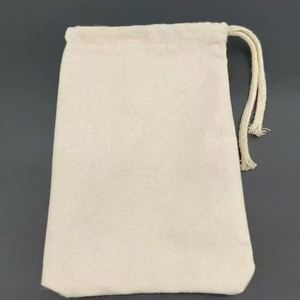 Pochette à cordon écologique promotionnelle lavable en tissu de coton, sac anti-poussière, accepte le logo de marque personnalisé, taille personnalisée - Product Image 3
