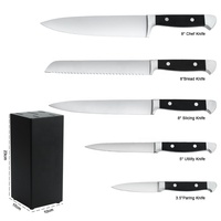 Hoge Koolstof Gesmede Abs Handvat Rvs 3cr13 Keukenmessen Keukenset Chef Japans Mes Keukenmes Set