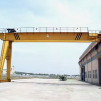 Grue mobile à portique double poutre électrique Oulange 20 tonnes, portée 5 m, hauteur de levage 10 m, composants essentiels du moteur