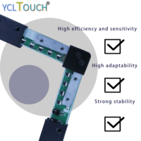 Nouvelle tablette tactile interactive de haute qualité sur mesure, 75 pouces, infrarouge, multi-touch, USB, aluminium, compatible Windows, Mac OS