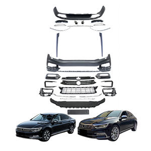 Nuovi Accessori Auto di Alta Qualità, Griglia Paraurti Anteriore, Minigonne Laterali, Diffusore 2016, Kit Carrozzeria per VW <span class=keywords><strong>B8</strong></span> Variant Upgrade <span class=keywords><strong>R</strong></span> <span class=keywords><strong>Line</strong></span> - Product Image 1