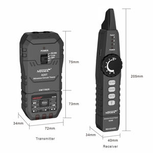 Nf-825tmr Fortschrittlicher Stromkabel-Ortungsgerät Netzwerkkabel-Ortungsgerät Steckdosentester Luftschalter-Verfolger Starkstrom-Tracker - Product Image 6