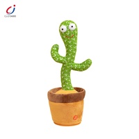 Peluche électrique pour enfants, jouet modèle cactus pour danser, avec musique, vente en gros, offre spéciale,