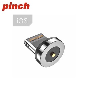 Tête de charge magnétique pour téléphones portables, prise de remplacement en alliage d'aluminium avec connecteurs de type C et micro USB - Product Image 4