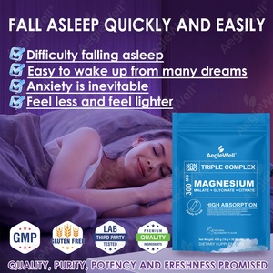 AegleWell Triple Complex Magnesium Stick Packs 300 mg de <span class=keywords><strong>magnesio</strong></span> elemental |   Alta Absorción, Apoya la Energía y el Sueño, 30 Sobres - Product Image 5