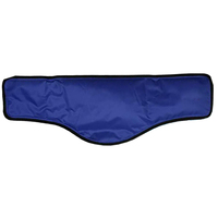 Grande poche de glace en gel réutilisable avec sangles compresse froide pour les blessures enveloppe de glace médicale pour le dos, les épaules et les genoux