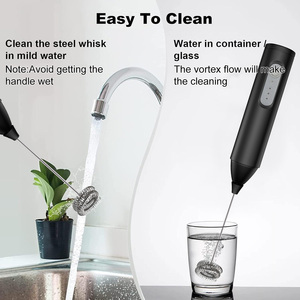 Batidora de Mano Recargable Newell Kitchen de Acero Inoxidable, Batidora de Huevos, Espumador de Leche, Batidora Eléctrica de Mano para <span class=keywords><strong>Matcha</strong></span> y Café - Product Image 6