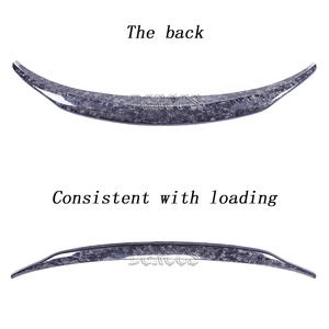 For W117 C117 PSM Style Carbon Fiber Rear Spoiler Trunk Wing 2013-2019 Forged Carbon Fiber - Product Image 4