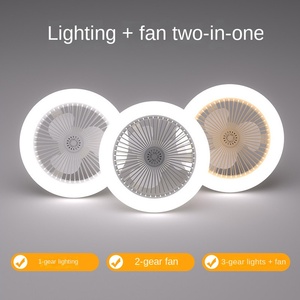 ไฟเพดานมีพัดลมและรีโมท220V พัดลมเพดานมีไฟโคมระย้า - Product Image 5