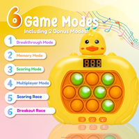 Jeu de puzzle portable Quick Push Pop, machine de jeu, jouets anti-stress, écran en silicone et plastique professionnel pour enfants et adultes, Noël, anniversaire