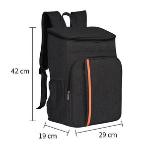 Free Sample OEM Custom 30 Cans Black Small Waterproof Portable Camping Insulated Picnic <b>Cooler</b> Thermal Bags <b>Cooler</b> <b>Backpack</b> - Product Image 2