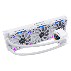 مروحة مياه LOVINGCOOL <span class=keywords><strong>CPU</strong></span> عالية الجودة مع شاشة عرض للألعاب أجهزة كمبيوتر AMD Socket FM2/FM1/AM3 +/AM3/AM4/AM5 - Product Image 1