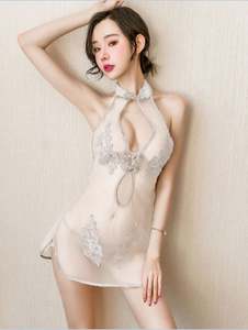 Cartoon Pattern <b>Sexy</b> Bikini Transparent Underwear Set One-Shoulder Backless Windproof 100% Polyester Tease <b>Outfit</b> UV50+ - Product Image 6