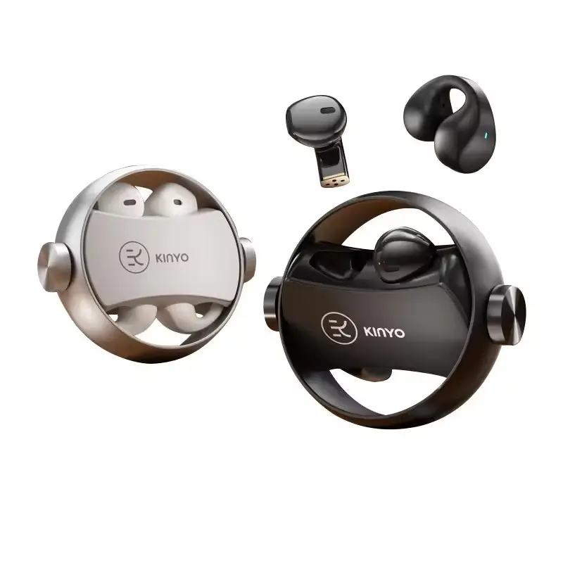 A20 2024 NOUVEAUX écouteurs sans fil avec micro Tws casque mignon et compact rotatif mini musique casque à oreille ouverte