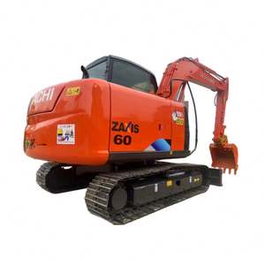 Excavatrice HITACHI ZX60 d'occasion de haute qualité en bon état de fonctionnement, dotée de composants essentiels (moteur, roulement, PLC) à vendre - Product Image 1
