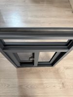 Volet coulissant horizontal moderne en alliage d'aluminium avec rideau et moustiquaire en acier inoxydable, isolation thermique, pour usage extérieur (cuisine, hôtel)