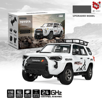 1/18 2,4G 4WD RC Super Suv modelo de coche de Control remoto juguetes para niños (incluye emisor de luz, sonido y humo)