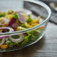 Nouveautés promotionnels Rond en verre de haute qualité Fournitures de vaisselle de cuisine domestique robuste