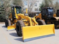 Niveleuse à moteur robuste PY165C avec direction hydraulique, lame frontale et ripper arrière pour projets municipaux et aménagement de terrains