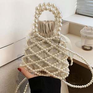 حقيبة يد نسائية للسهرات والحفلات، حقيبة كلاتش براقة مع سلسلة مرصعة بالأحجار الكريمة للزفاف والحفلات - Product Image 5