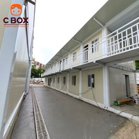 Cbox Alojamiento para Personal, Bloque de Viviendas, Alojamiento Modular Prefabricado, Casa Contenedor Desmontable