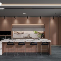 Aige - Personnalisation complète de la maison - Armoires de cuisine en MDF/bois massif/panneaux de particules - Nouveaux designs - Meubles de cuisine Shaker - Prix d'usine