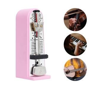 Metronomo meccanico universale per chitarra Ukulele strumenti musicali Logo personalizzato rosa tamburello tipo di tamburo - Product Image 2
