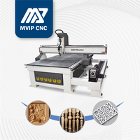 Routeur CNC à axe rotatif MVIP CNC 1325 pour le bois, machine de gravure et de découpe 2D plate et 3D cylindrique
