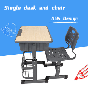 طاولة وكرسي طالب بتصميم عصري قابل لتعديل الارتفاع مع سعة تخزين كبيرة لأثاث التعليم المدرسي - Product Image 6