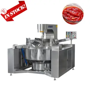 Aço inoxidável Industrial Double Jacketed Chaleira Fabricante Industrial Sauce Planetary Cooking Mixer