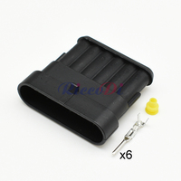 Connecteur de câble automobile à 6 trous 282090-1 282108-1 avec fils, prises étanches pour voiture, fiche auto étanche