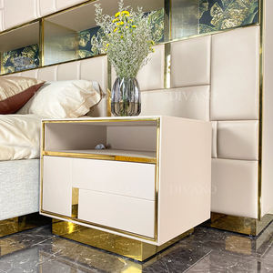 Conjunto <span class=keywords><strong>de</strong></span> cama moderna <span class=keywords><strong>de</strong></span> lujo para dormitorio, mueble tapizado con Marco, tamaño king size - Product Image 5