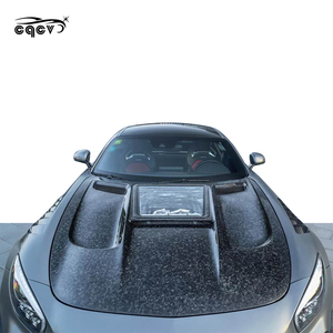 Pare-chocs de voiture pour <span class=keywords><strong>Mercedes</strong></span> Benz AMG <span class=keywords><strong>GT</strong></span>, mise à niveau au kit de carrosserie, série noire, 4 pièces - Product Image 4