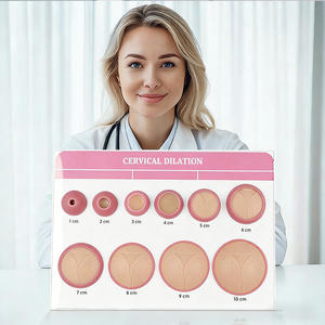 Demonstrador de Dilatação Cervical para Parto DARHMMY - 8 Modelos Mostrando Abertura de 1-10 cm para Prática de Obstetrícia - Product Image 3