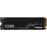 Unidad de Estado Sólido (SSD) Kingston KC3000 para Ordenador de Escritorio y Portátil, Interfaz M2, Protocolo NVMe, Compatible con PCIe 4.0, Velocidad de Lectura/Escritura de 7000/6000 MB/s, 3D TLC NAND
