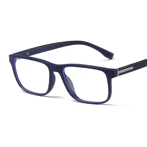 Оптовая продажа, модные очки с защитой от синего света, маленькие квадратные блестящие оправы, Лидер продаж, женские очки для чтения TR90, мужские очки