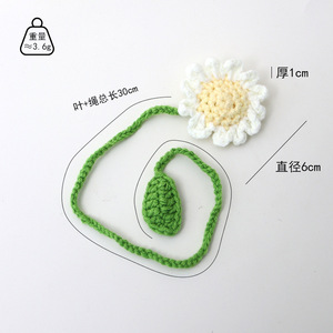 Marcapáginas de Ganchillo Hechos a Mano con Forma de <span class=keywords><strong>Abeja</strong></span> y Girasol, para Estudiantes y Profesores, como Regalo - Product Image 3