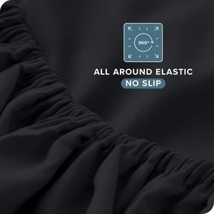 OEM tùy chỉnh tấm ga trải giường Bộ Polyester Nữ Hoàng Sheets Set túi sâu 4 Mảnh bộ đồ giường đặt cho khách sạn - Product Image 5