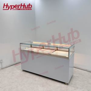 Vitrina Refrigerada para <span class=keywords><strong>Pastelería</strong></span> de Una Sola Capa, Sistema de Circulación de Aire Frío, Antivaho, Exhibición Clara para Panadería - Product Image 3