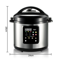 Nouvelle Cocotte-minute multifonction intelligente programmable 6L, cuiseur à riz électrique à pression