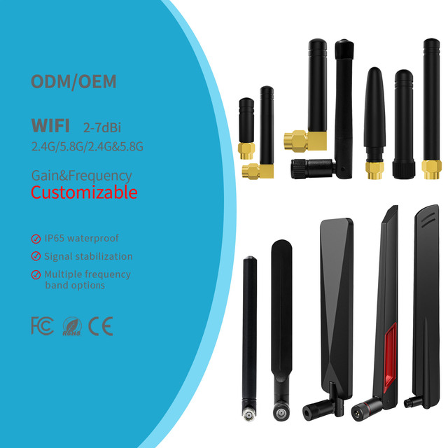 433MHz Elbow Antenna with Rubber Duck Long Range Wifi Communication Antenna Antenna for Wifi Router