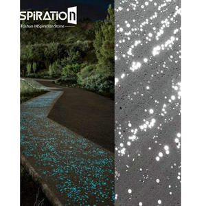 Panneau décoratif de <span class=keywords><strong>béton</strong></span> de fibre d'étoile de pierre transparente revêtement de mur extérieur parement de ciment renforcé panneaux en plastique perforés - Product Image 3