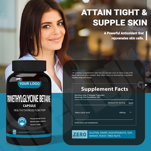 Complément Alimentaire Triméthylglycine Bétaïne Anhydre OEM Triméthylglycine Bétaïne Capsules - Product Image 3